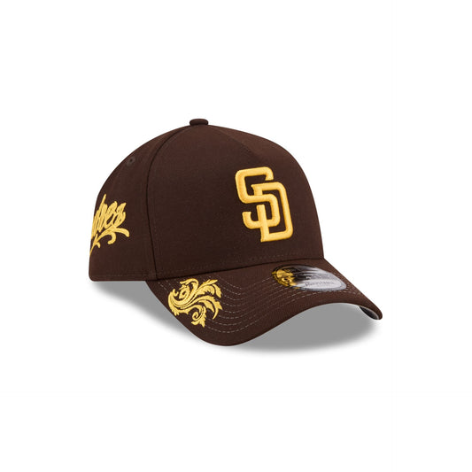San Diego Padres Script 9FORTY A-Frame Snapback Hat