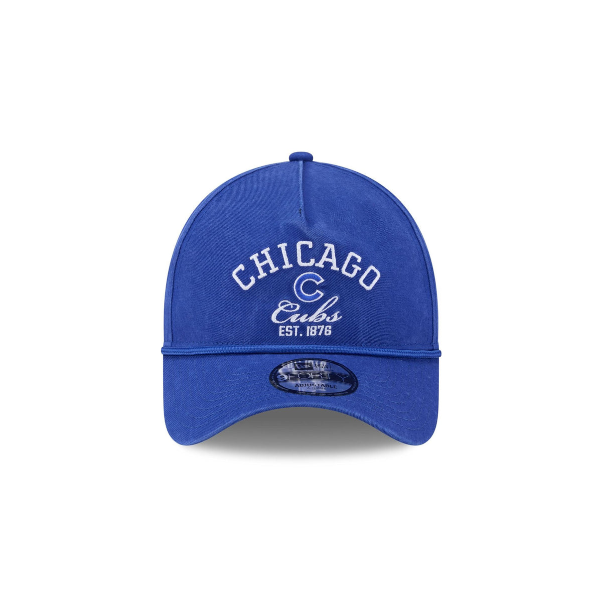 Chicago Cubs Stacked Rope 9FORTY A-Frame Snapback Hat