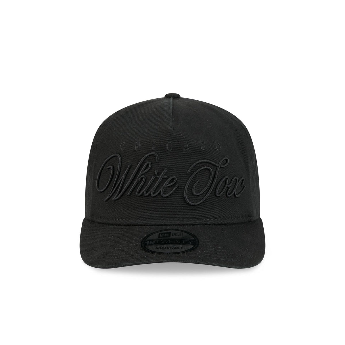 Chicago White Sox All Black Scripted 19TWENTY Adjustable Hat