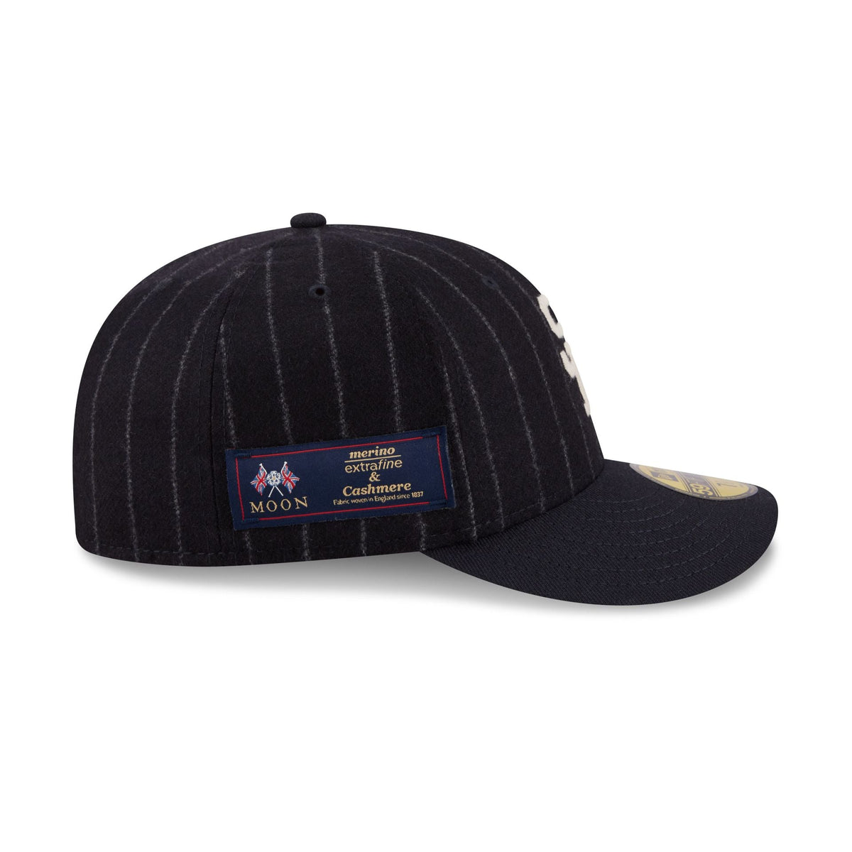 San Diego Padres Pinstripe Merino & Cashmere Moon 59FIFTY Fitted Hat