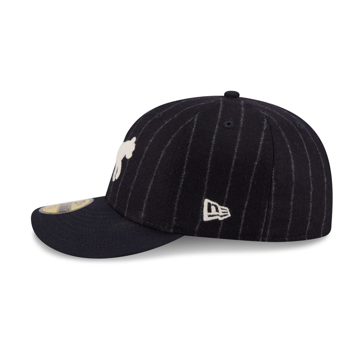 Detroit Tigers Pinstripe Merino & Cashmere Moon 59FIFTY Fitted Hat