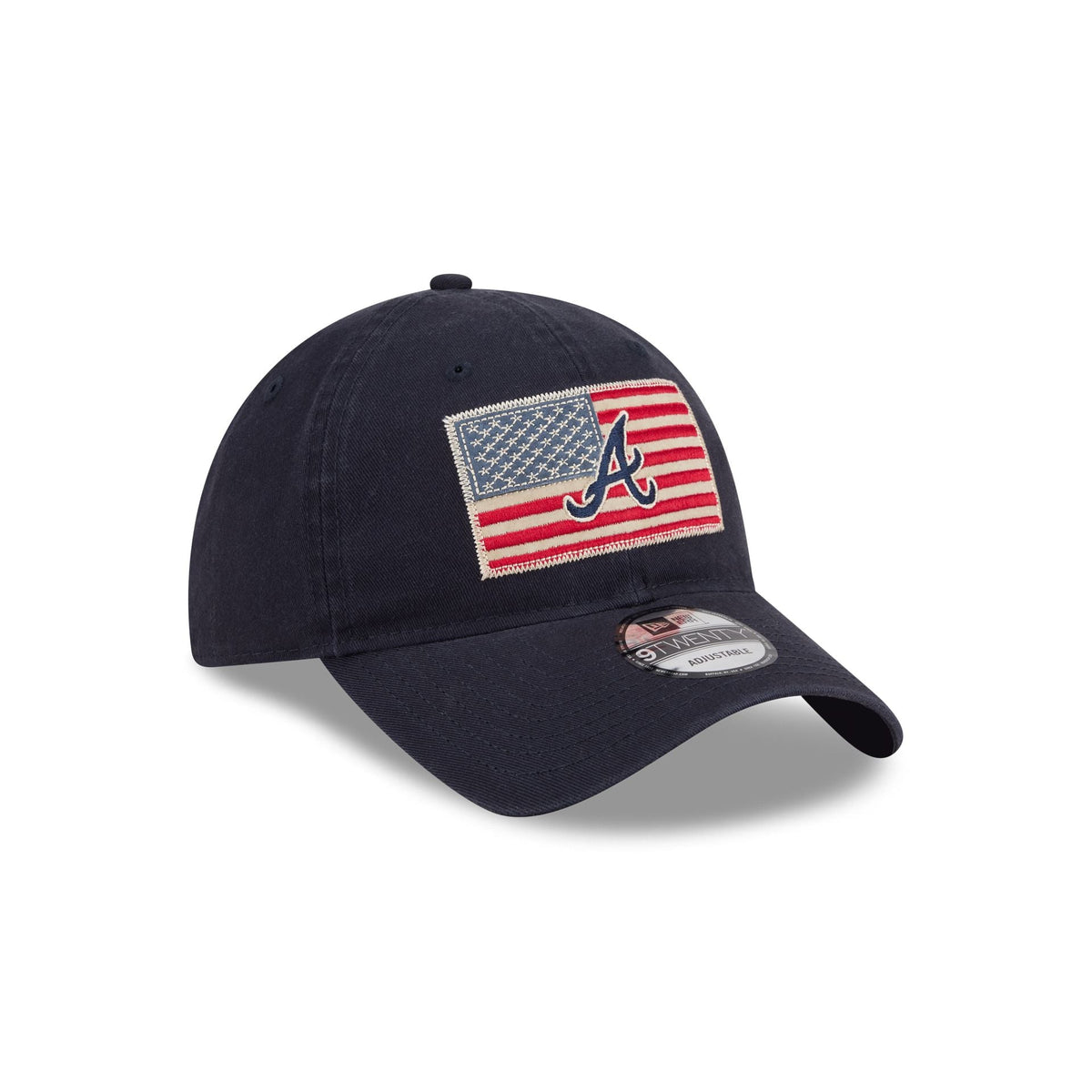 Atlanta Braves Grand Flag 9TWENTY Adjustable Hat