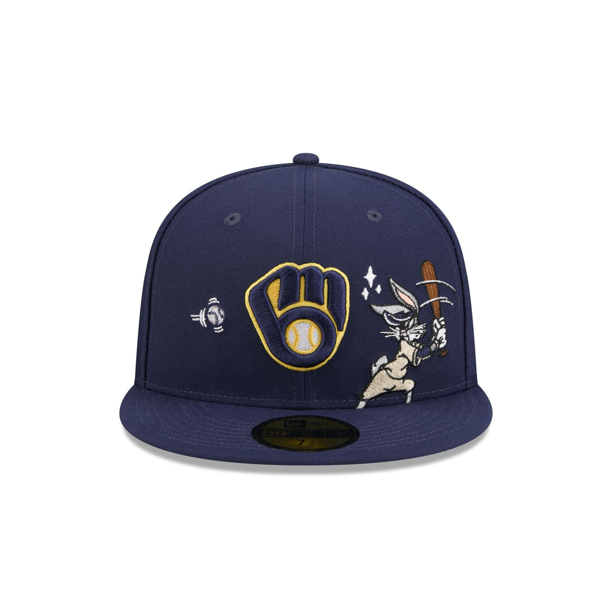 Milwaukee Brewers Bugs Bunny Swing 59FIFTY Fitted Hat