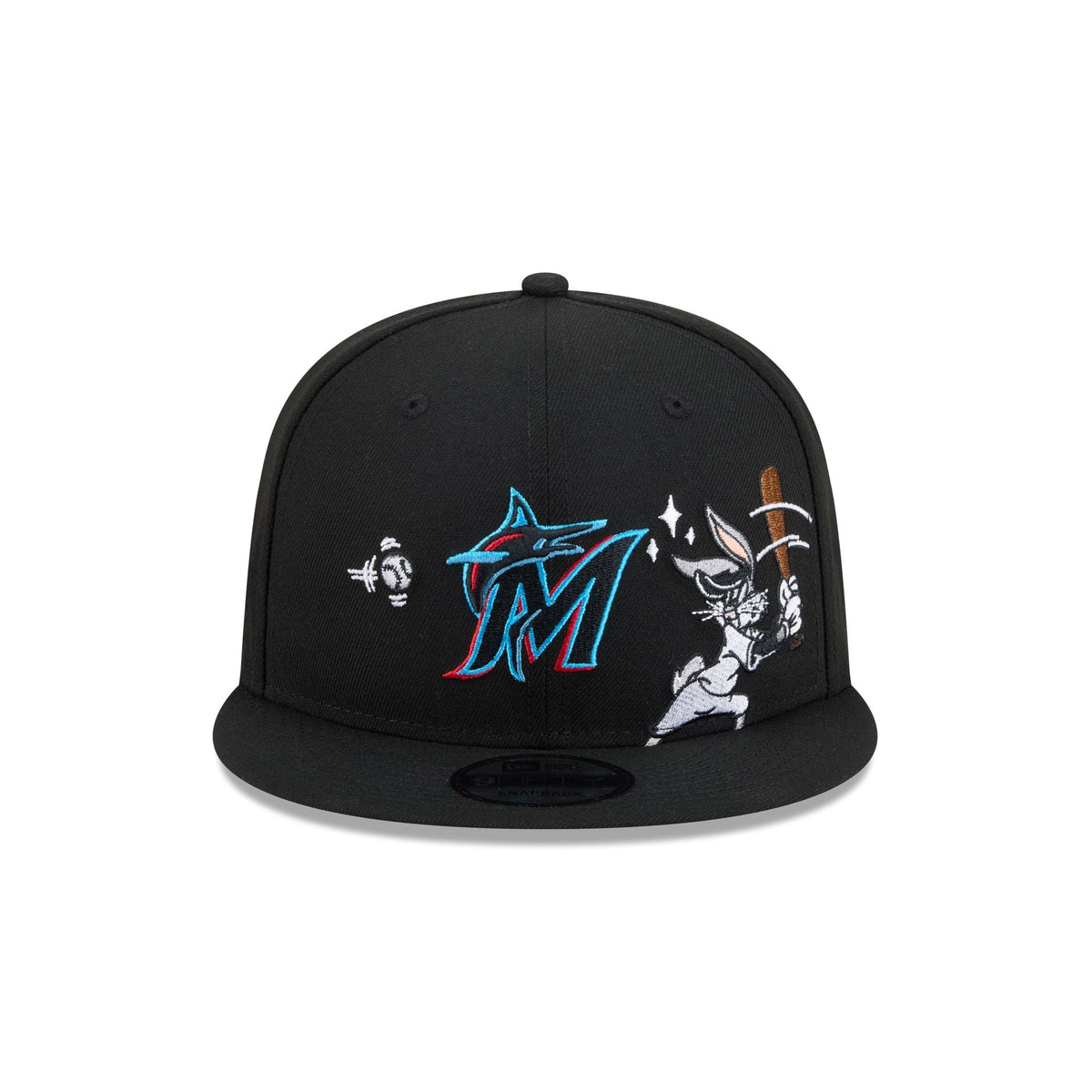 Miami Marlins Bugs Bunny Swing 9FIFTY Snapback Hat