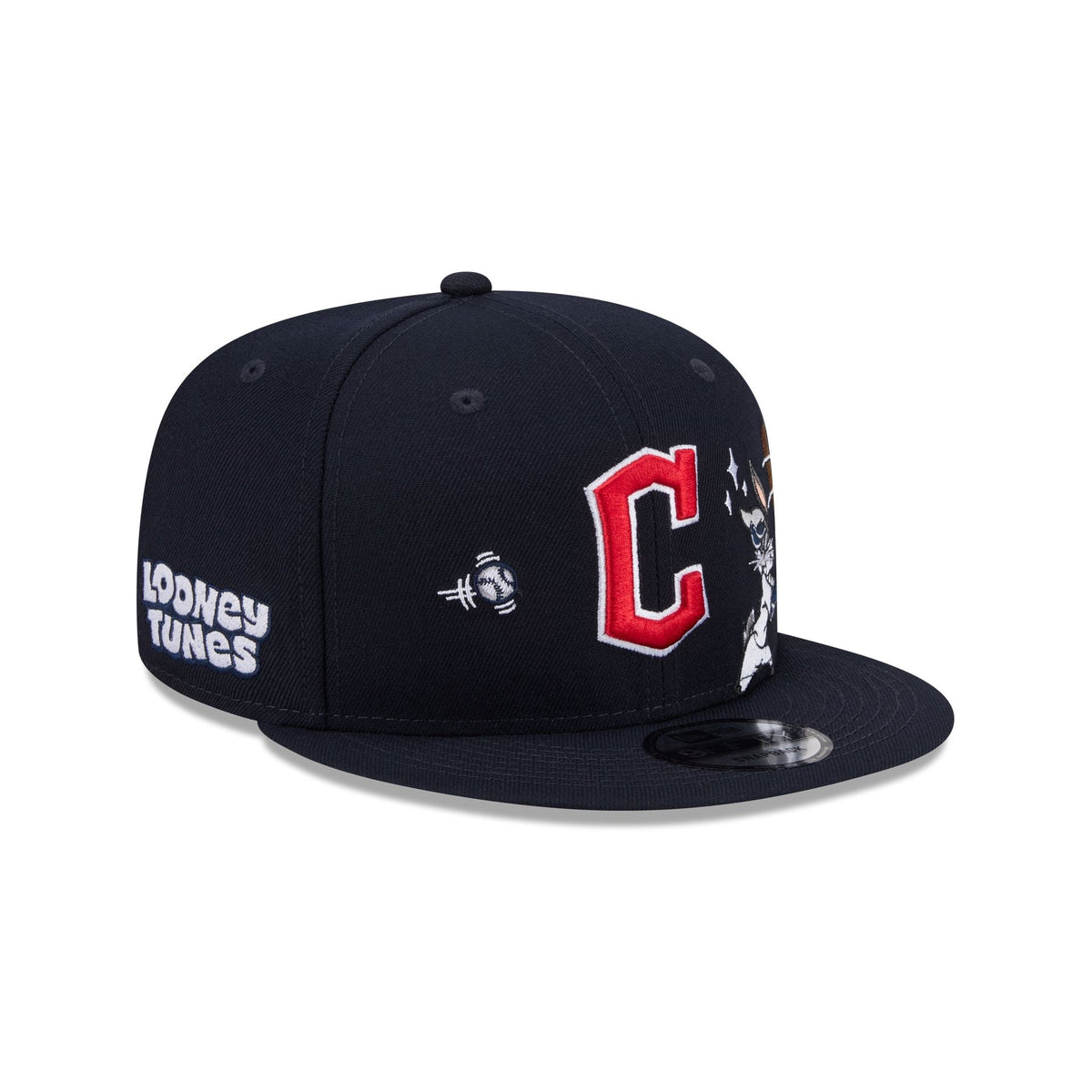 Cleveland Guardians Bugs Bunny Swing 9FIFTY Snapback Hat