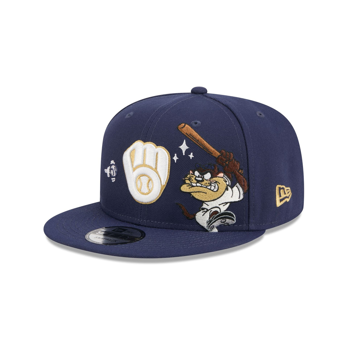 Milwaukee Brewers Tasmanian Devil Swing 9FIFTY Snapback Hat