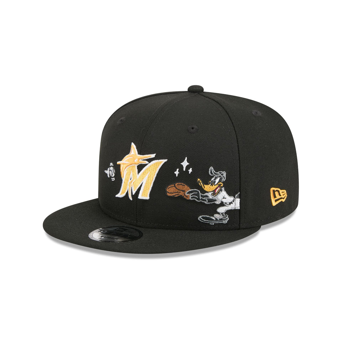 Miami Marlins Daffy Duck Catch 9FIFTY Snapback Hat