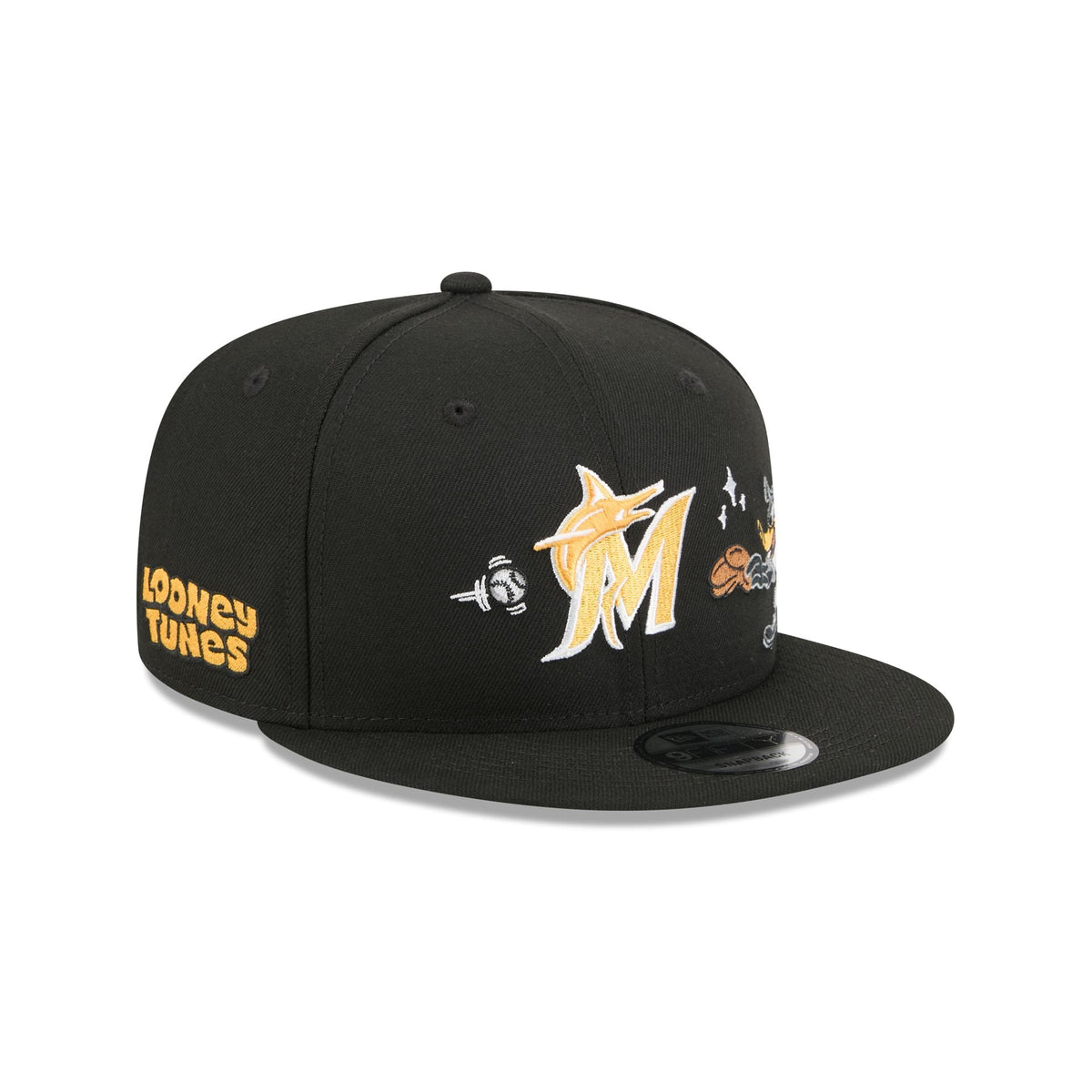 Miami Marlins Daffy Duck Catch 9FIFTY Snapback Hat