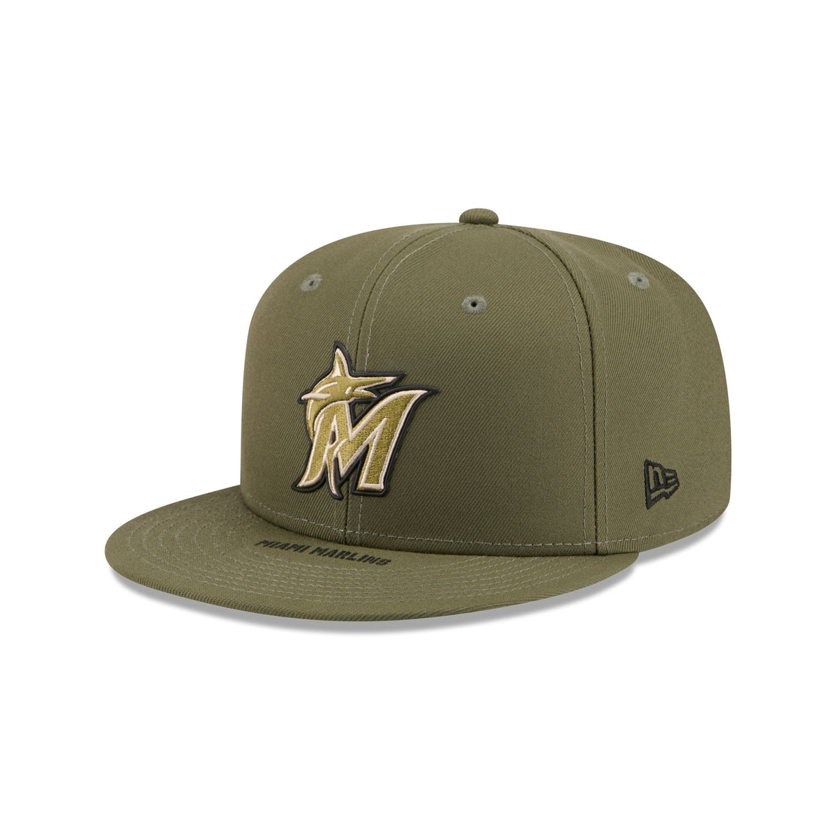 Miami Marlins Armed Forces Day 2026 9FIFTY Snapback Hat