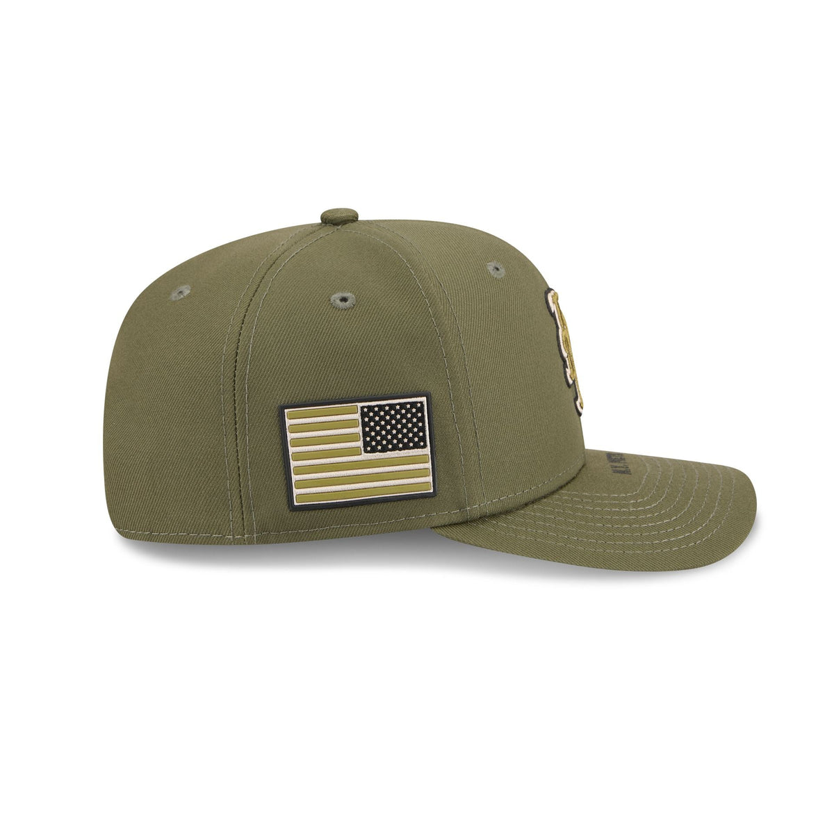 New York Mets Armed Forces Day 2026 9SEVENTY Stretch-Snap Hat