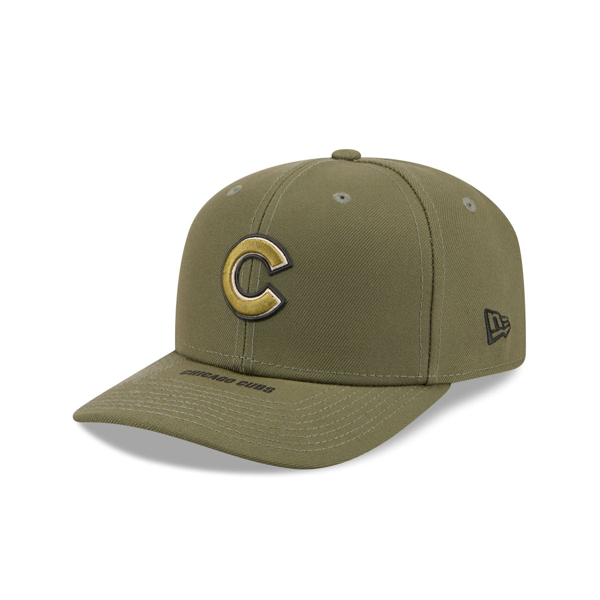 Chicago Cubs Armed Forces Day 2026 9SEVENTY Stretch-Snap Hat