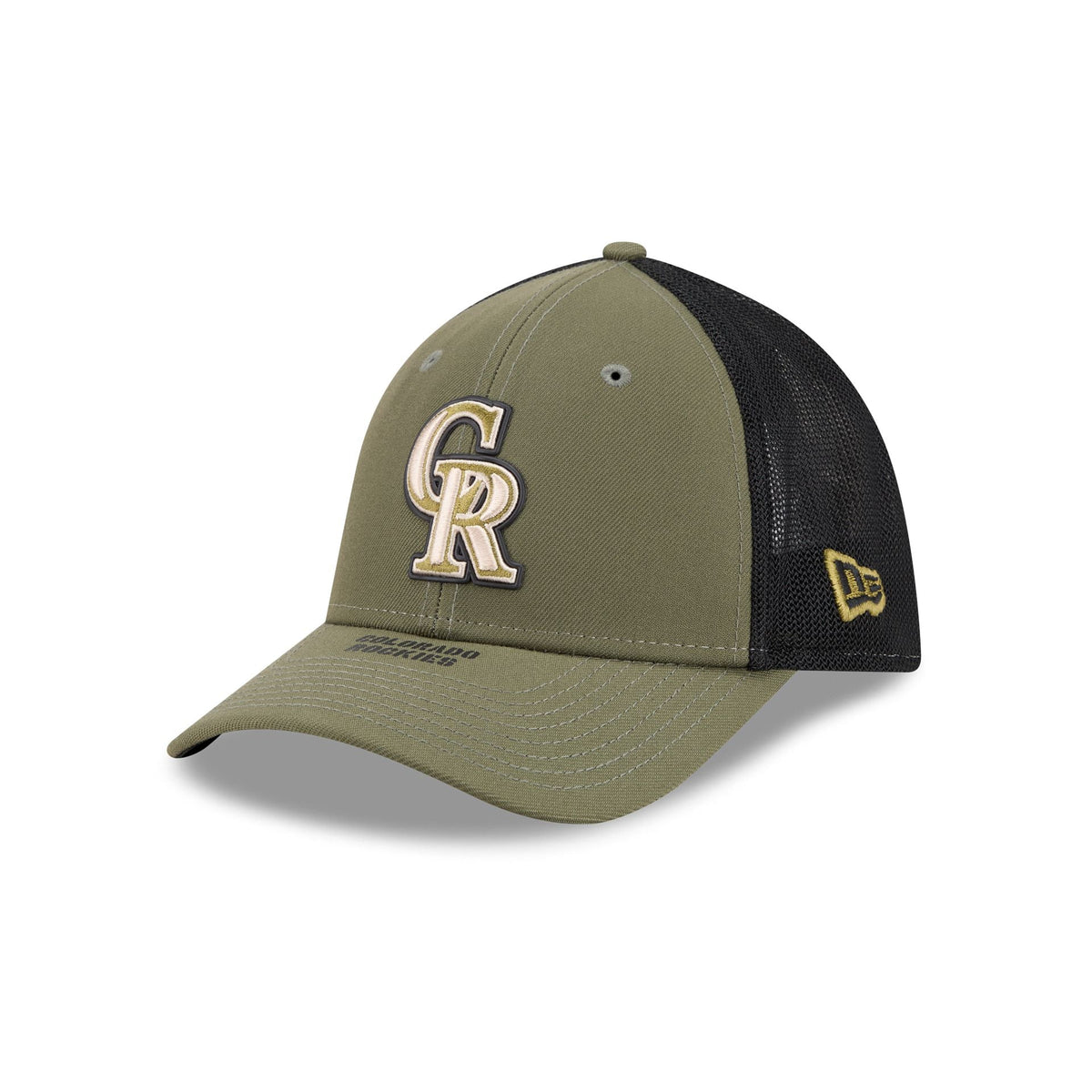 Colorado Rockies Armed Forces Day 2026 39THIRTY M-Crown Stretch Fit Hat
