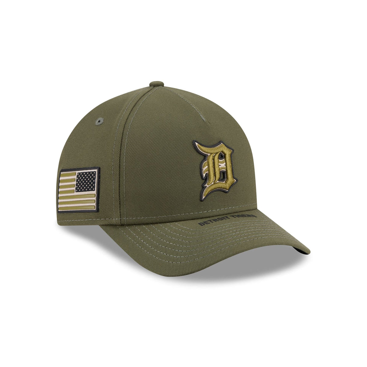 Detroit Tigers Armed Forces Day 2026 9FORTY M-Crown A-Frame Snapback Hat