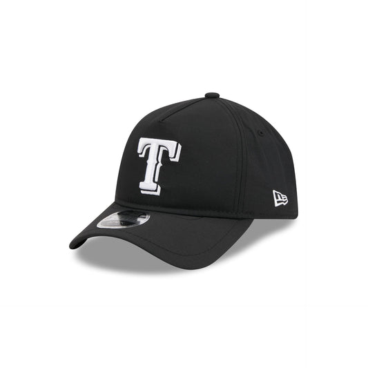 Texas Rangers Black 9FORTY APEX Snapback Hat