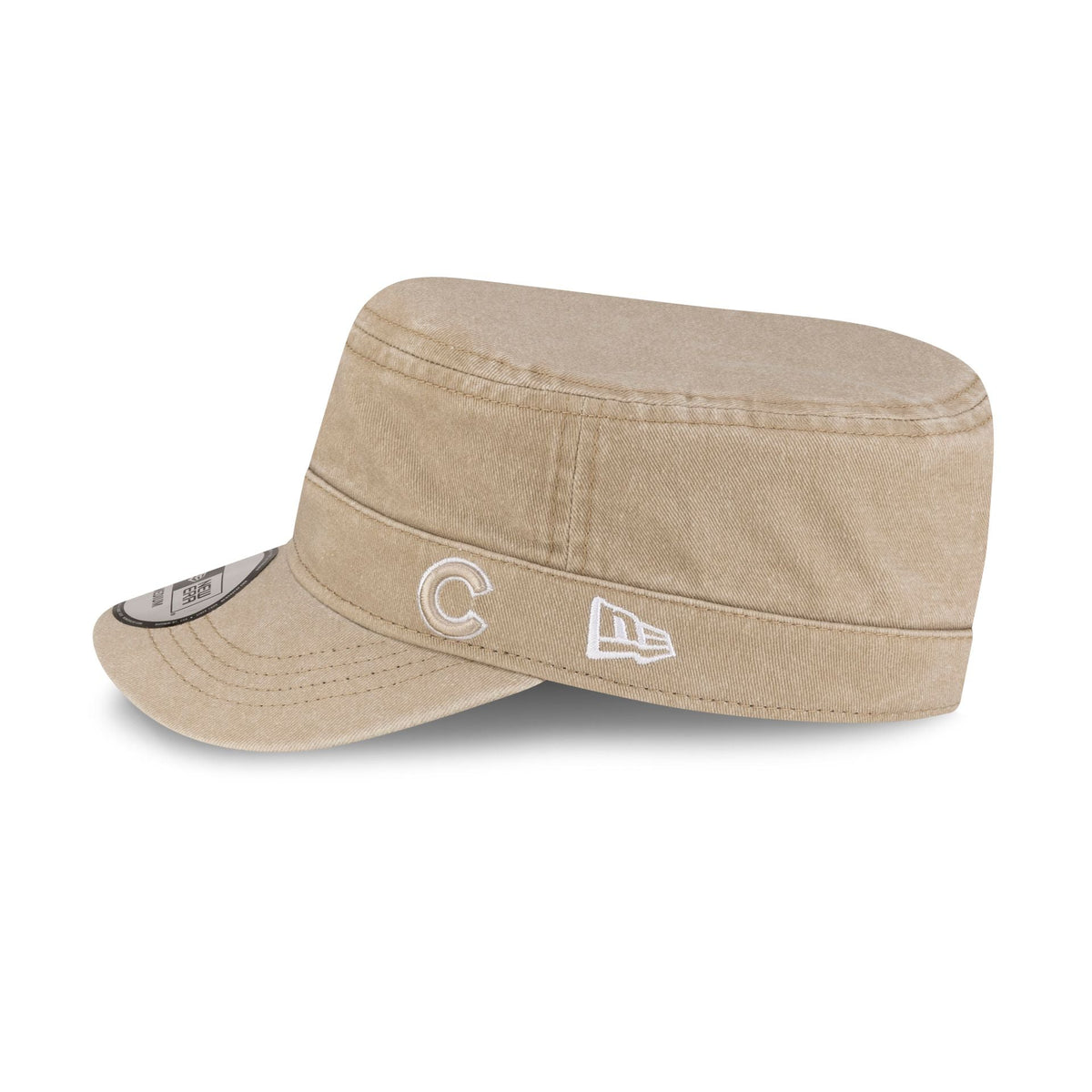 Chicago Cubs Pigment Dye Khaki Military Cap