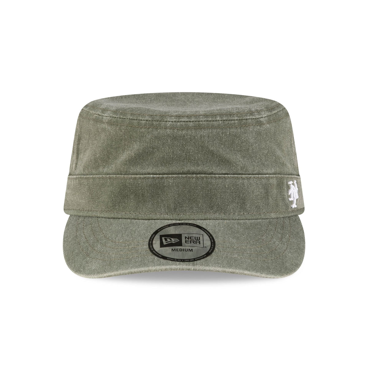 New York Mets Pigment Dye Olive Military Cap