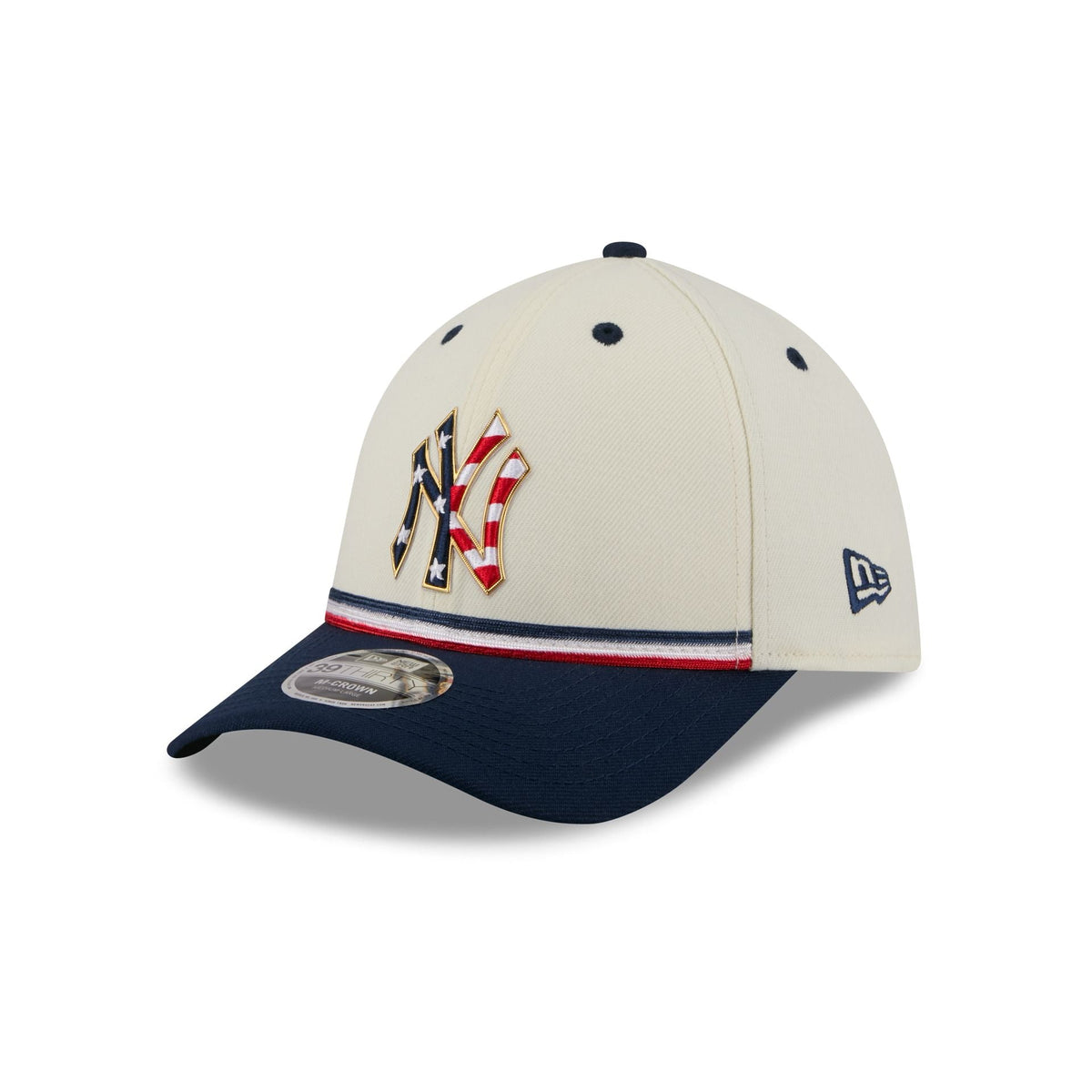 New York Yankees Independence Day 2026 39THIRTY M-Crown Stretch Fit Hat