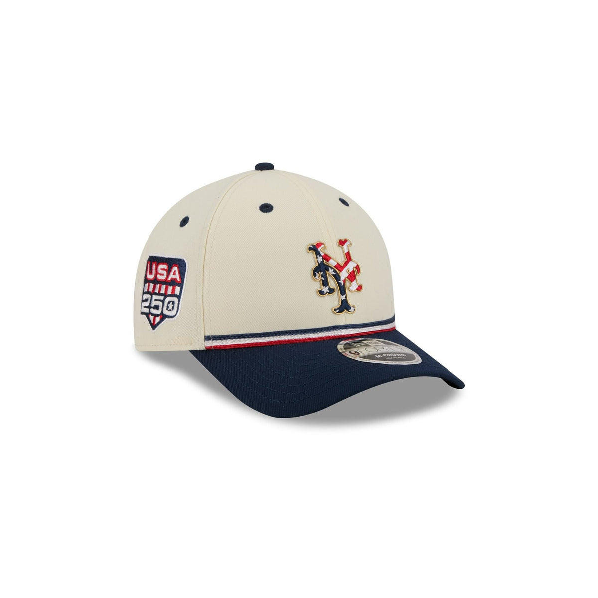 New York Mets Independence Day 2026 Kids 9FORTY M-Crown Snapback Hat