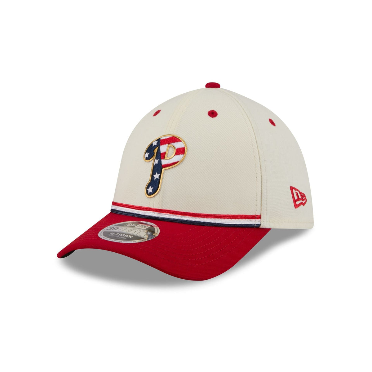 Philadelphia Phillies Independence Day 2026 39THIRTY M-Crown Stretch Fit Hat