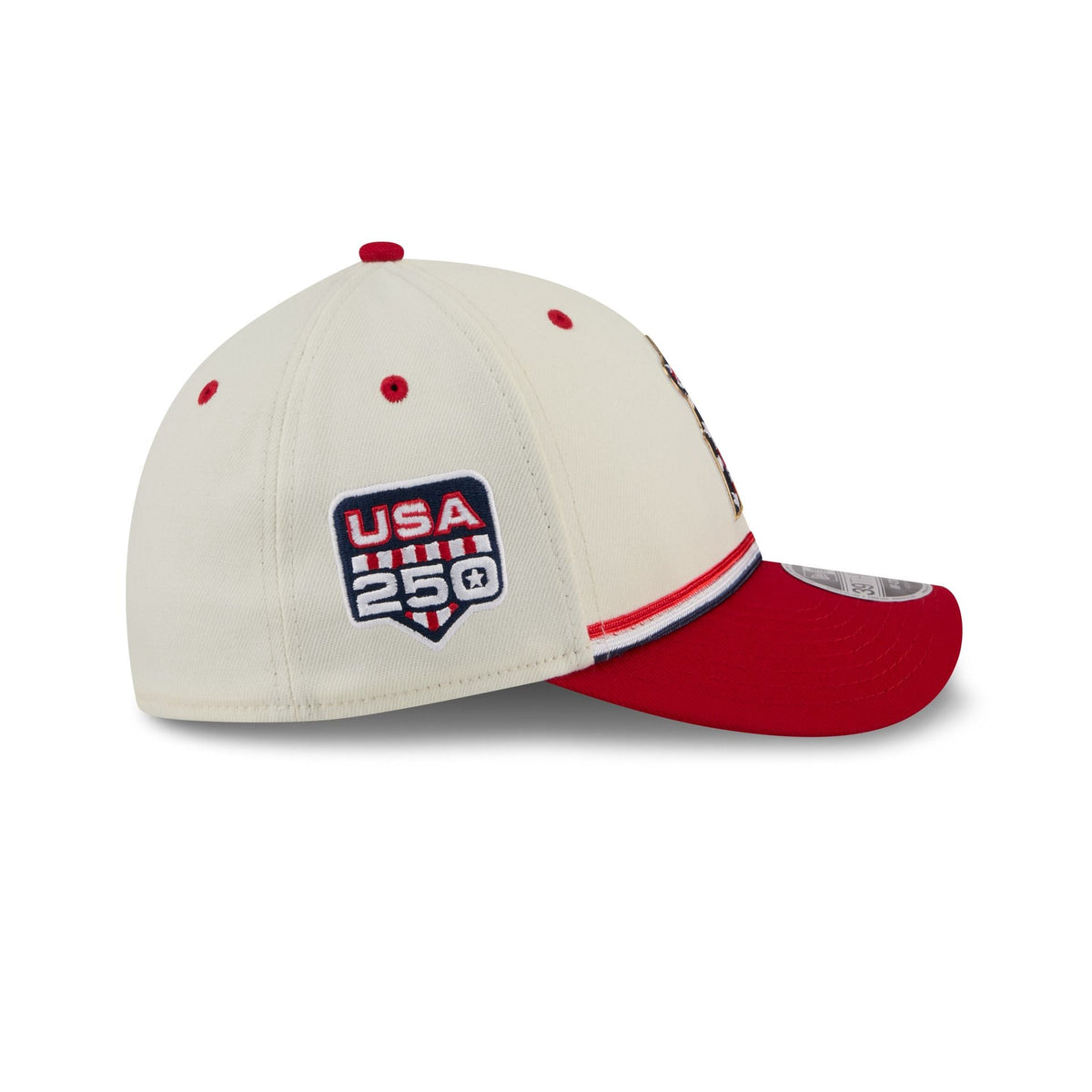 Los Angeles Angels Independence Day 2026 39THIRTY M-Crown Stretch Fit Hat