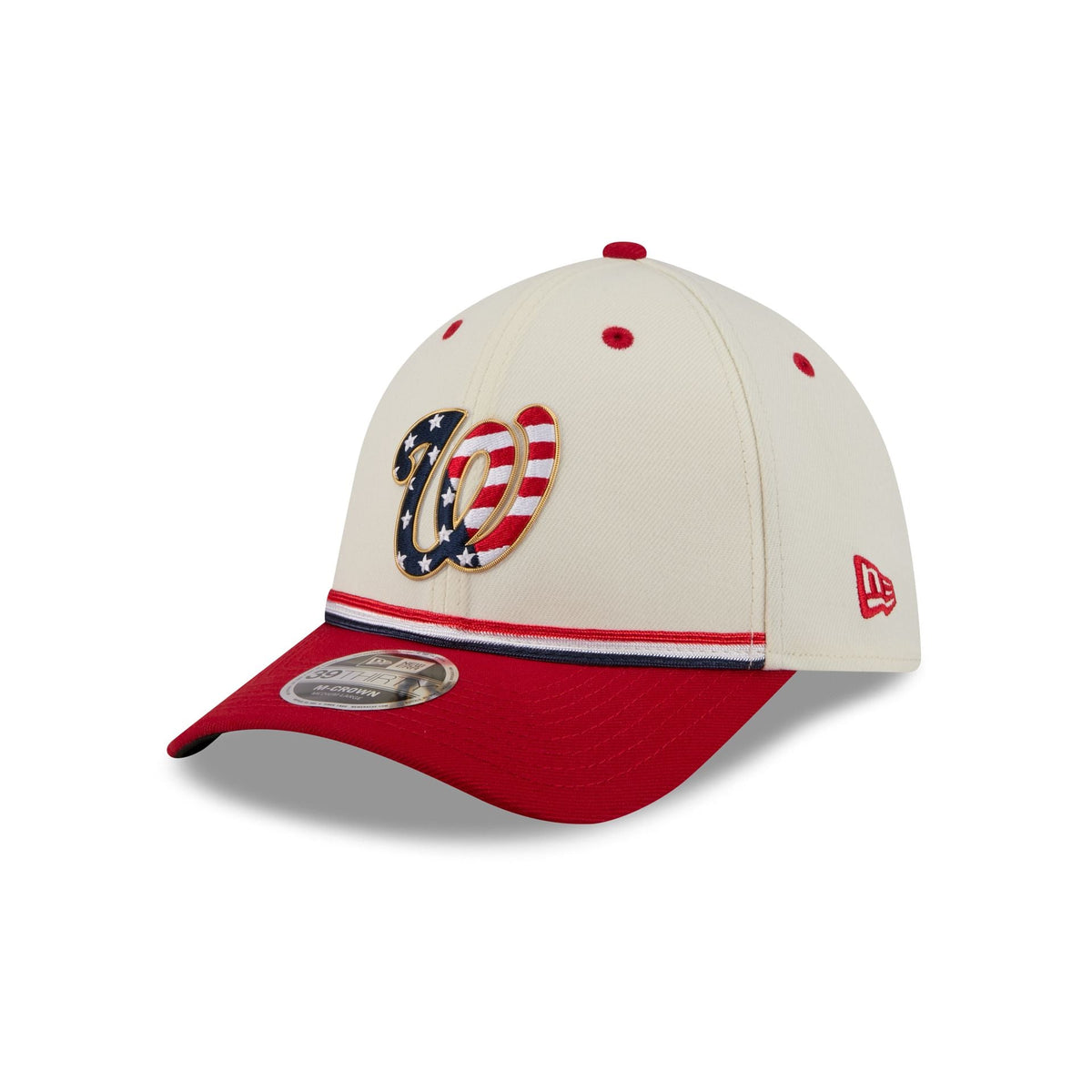 Washington Nationals Independence Day 2026 39THIRTY M-Crown Stretch Fit Hat