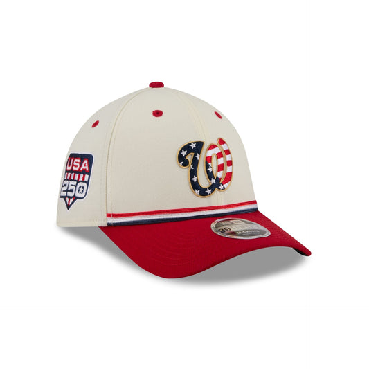Washington Nationals Independence Day 2026 39THIRTY M-Crown Stretch Fit Hat