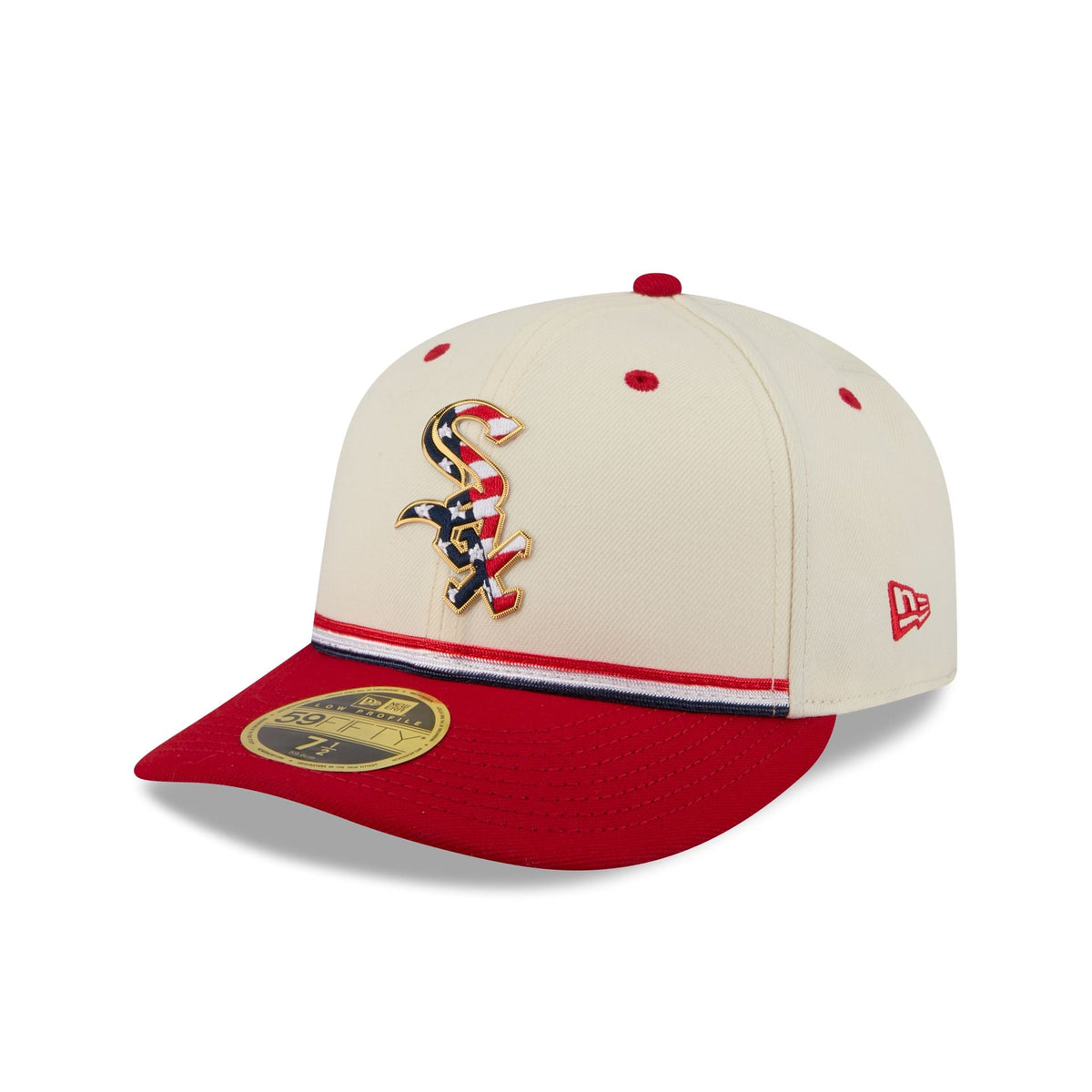 Chicago White Sox Independence Day 2026 Low Profile 59FIFTY Fitted Hat