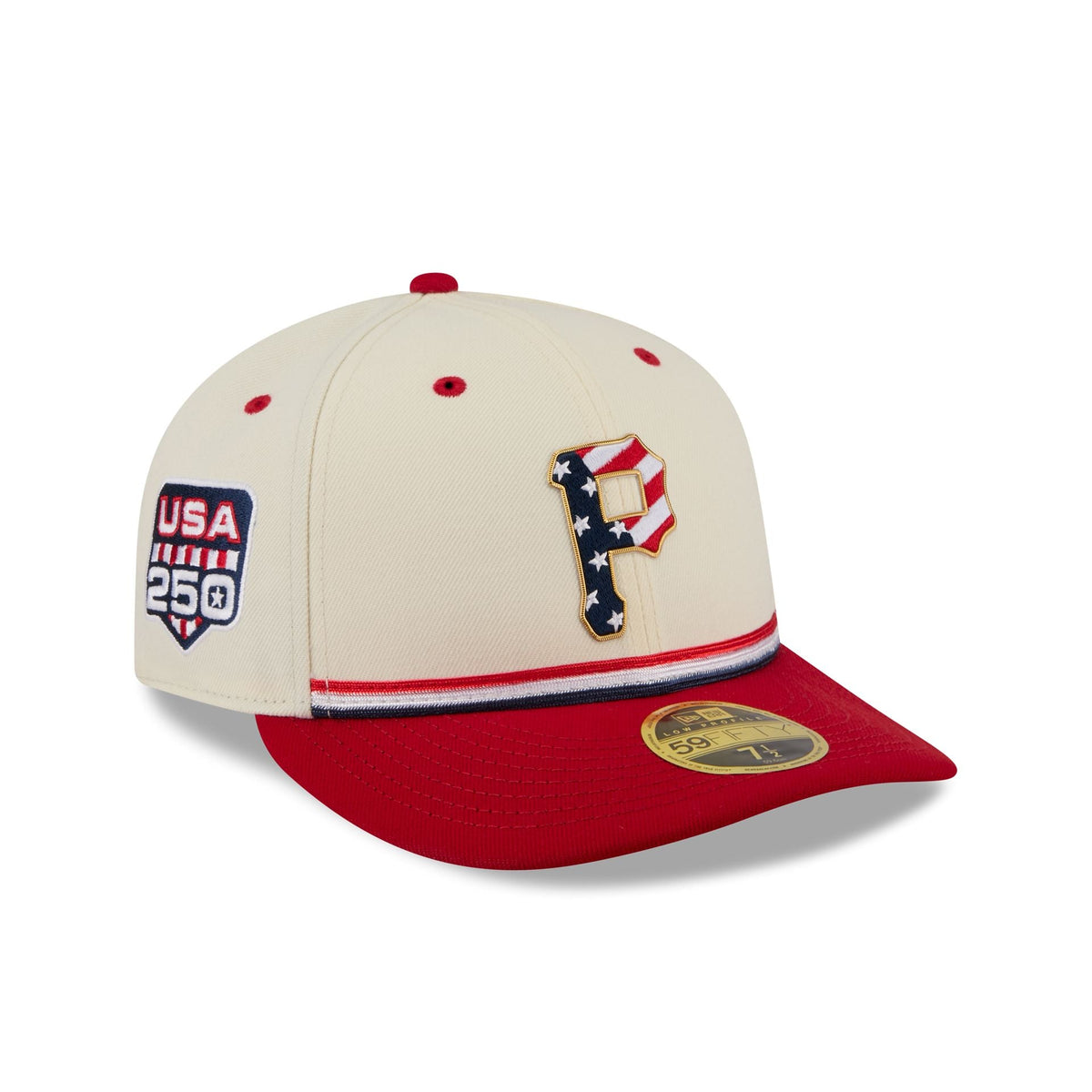 Pittsburgh Pirates Independence Day 2026 Low Profile 59FIFTY Fitted Hat