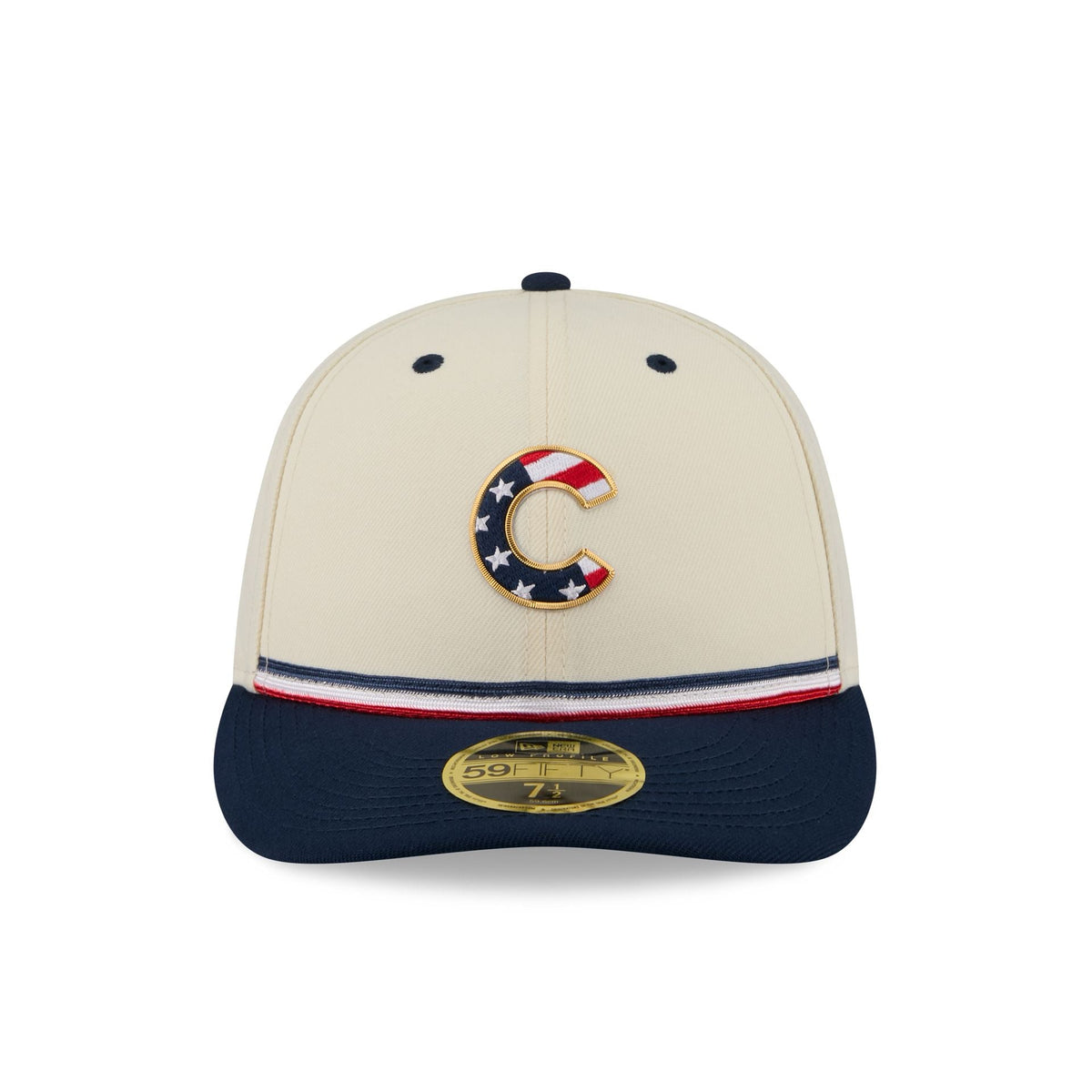 Chicago Cubs Independence Day 2026 Low Profile 59FIFTY Fitted Hat