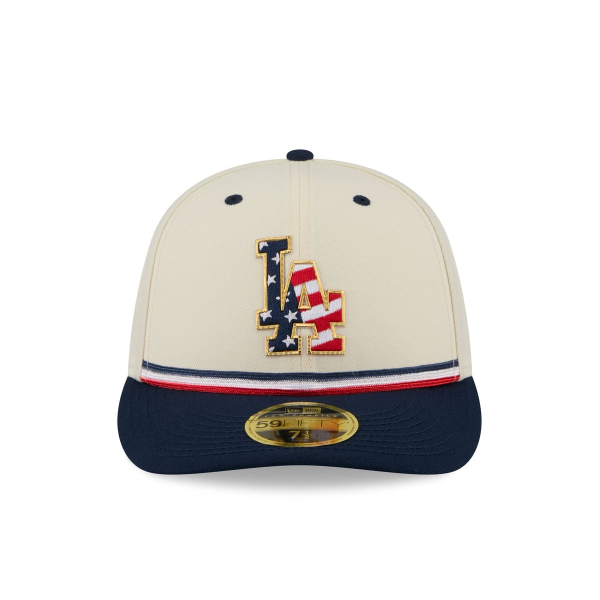 Los Angeles Dodgers Independence Day 2026 Low Profile 59FIFTY Fitted Hat