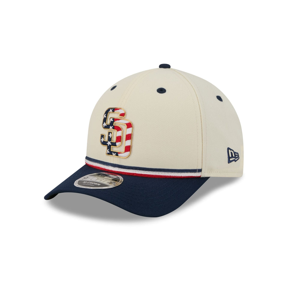 San Diego Padres Independence Day 2026 9FORTY M-Crown Snapback Hat