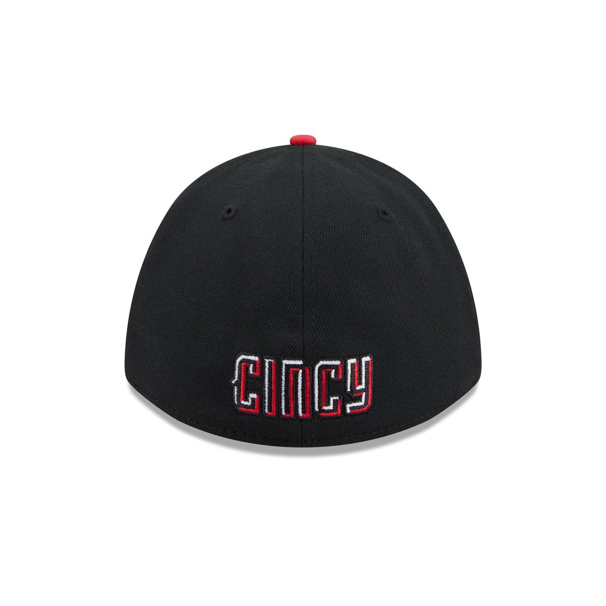 Cincinnati Reds 2026 City Connect Black 39THIRTY M-Crown Stretch Fit Hat