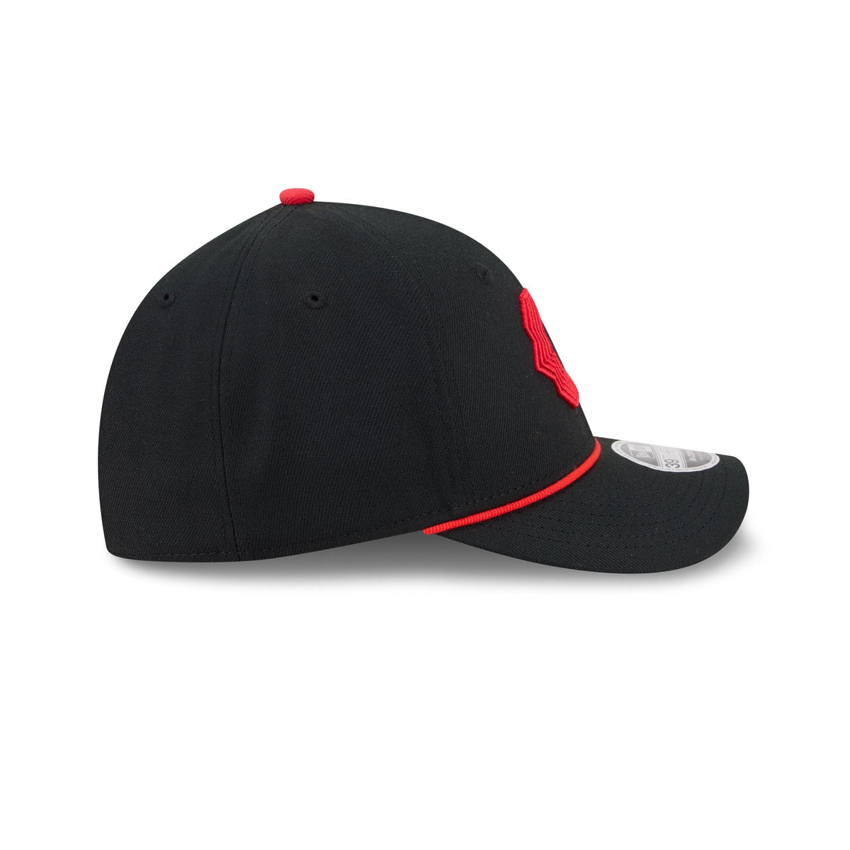 Cincinnati Reds 2026 City Connect Black 39THIRTY M-Crown Stretch Fit Hat