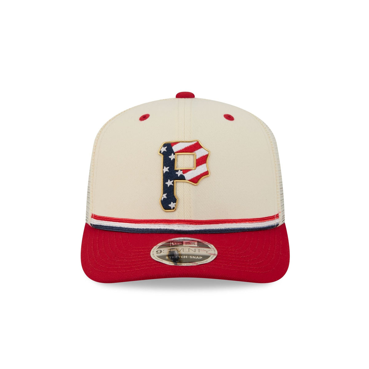 Pittsburgh Pirates Independence Day 2026 9SEVENTY Trucker Hat