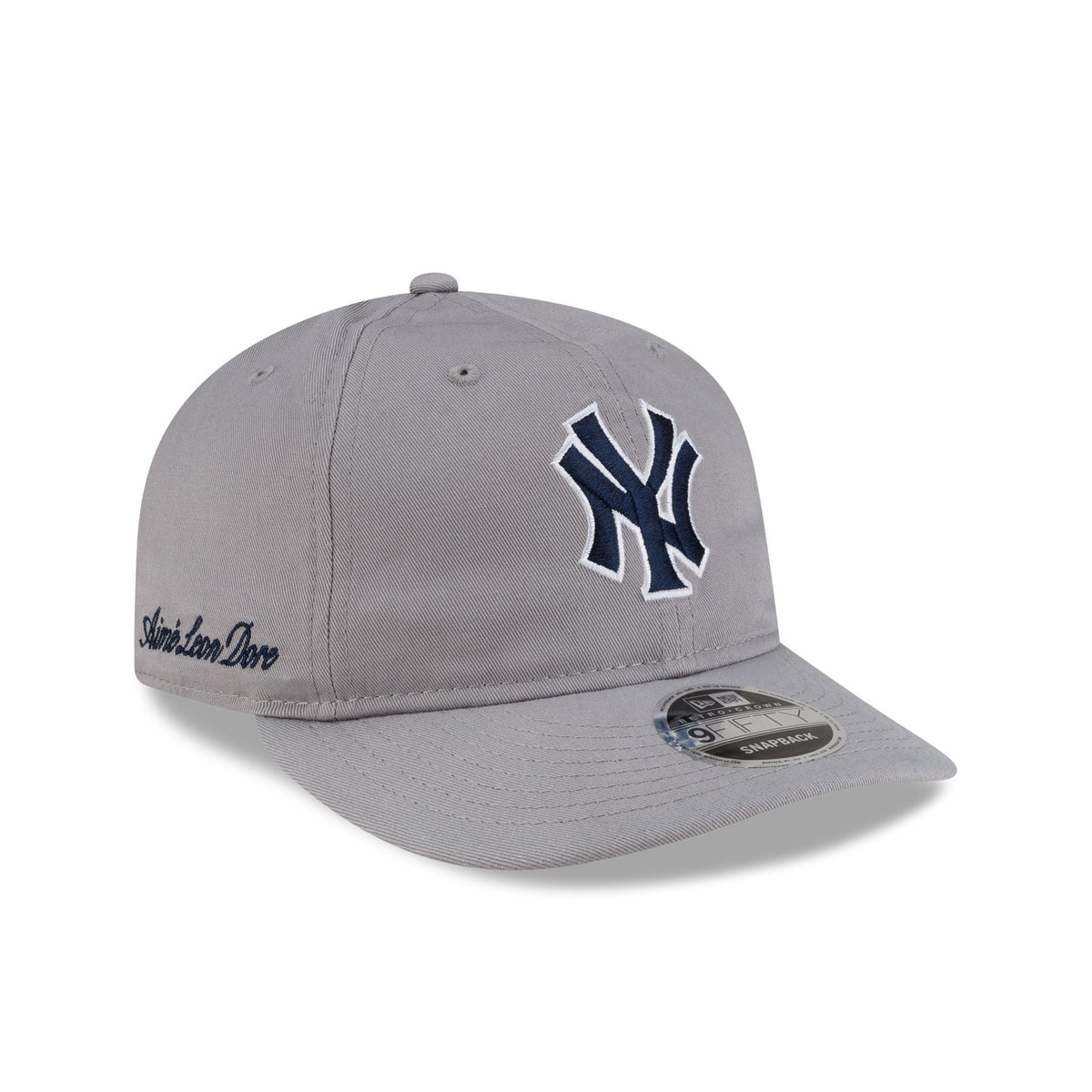 Aim¨¦ Leon Dore New York Yankees Gray Retro Crown 9FIFTY Strapback Hat