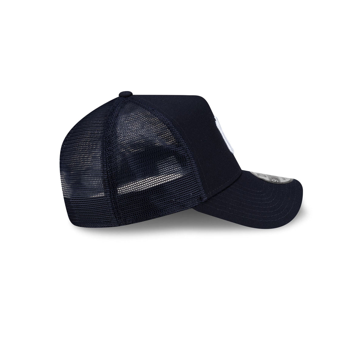 New York Yankees Side Script 9FORTY A-Frame Trucker Hat