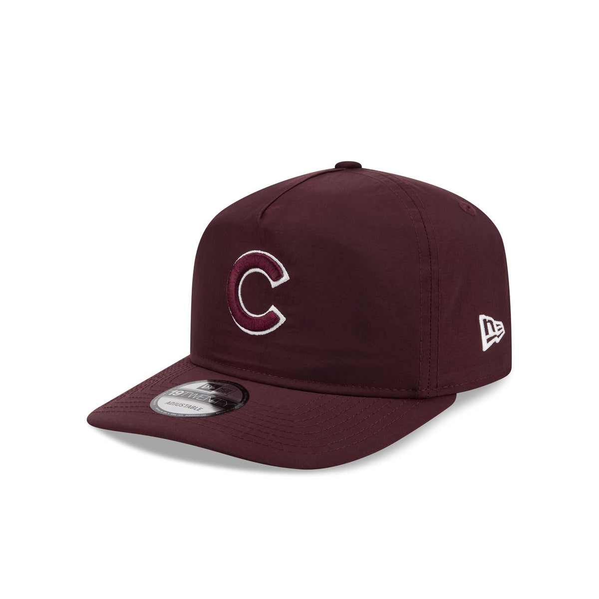 Chicago Cubs Burgundy Nylon 19TWENTY Adjustable Hat