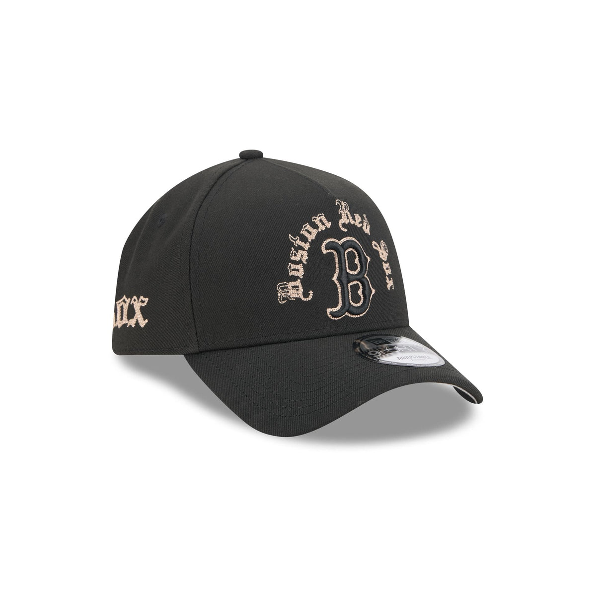 Boston Red Sox Gothic Lettering 9FORTY A-Frame Snapback Hat