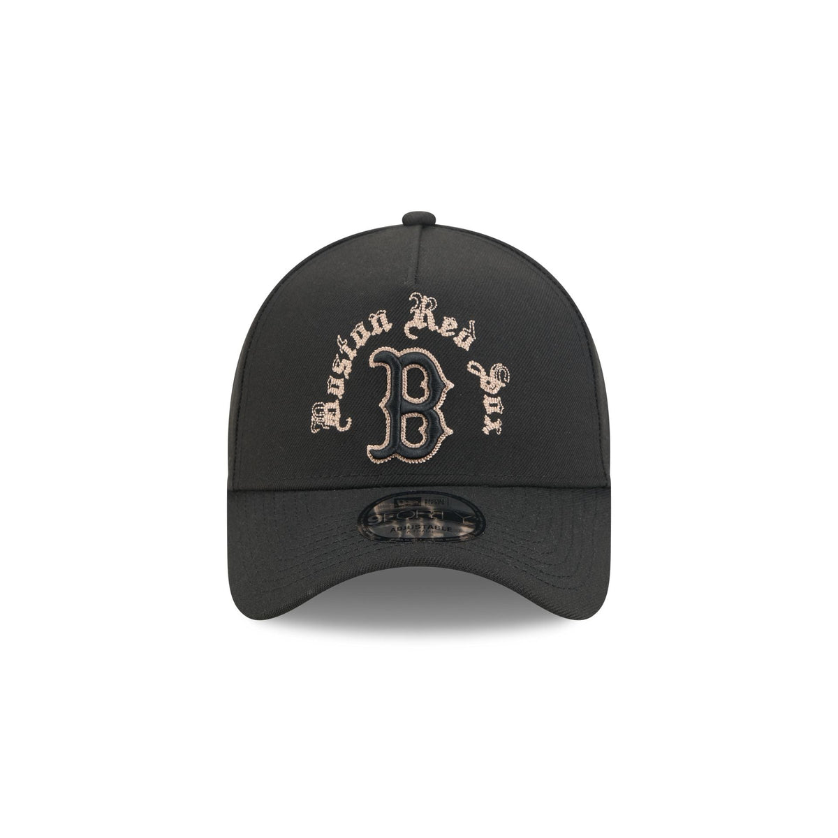 Boston Red Sox Gothic Lettering 9FORTY A-Frame Snapback Hat