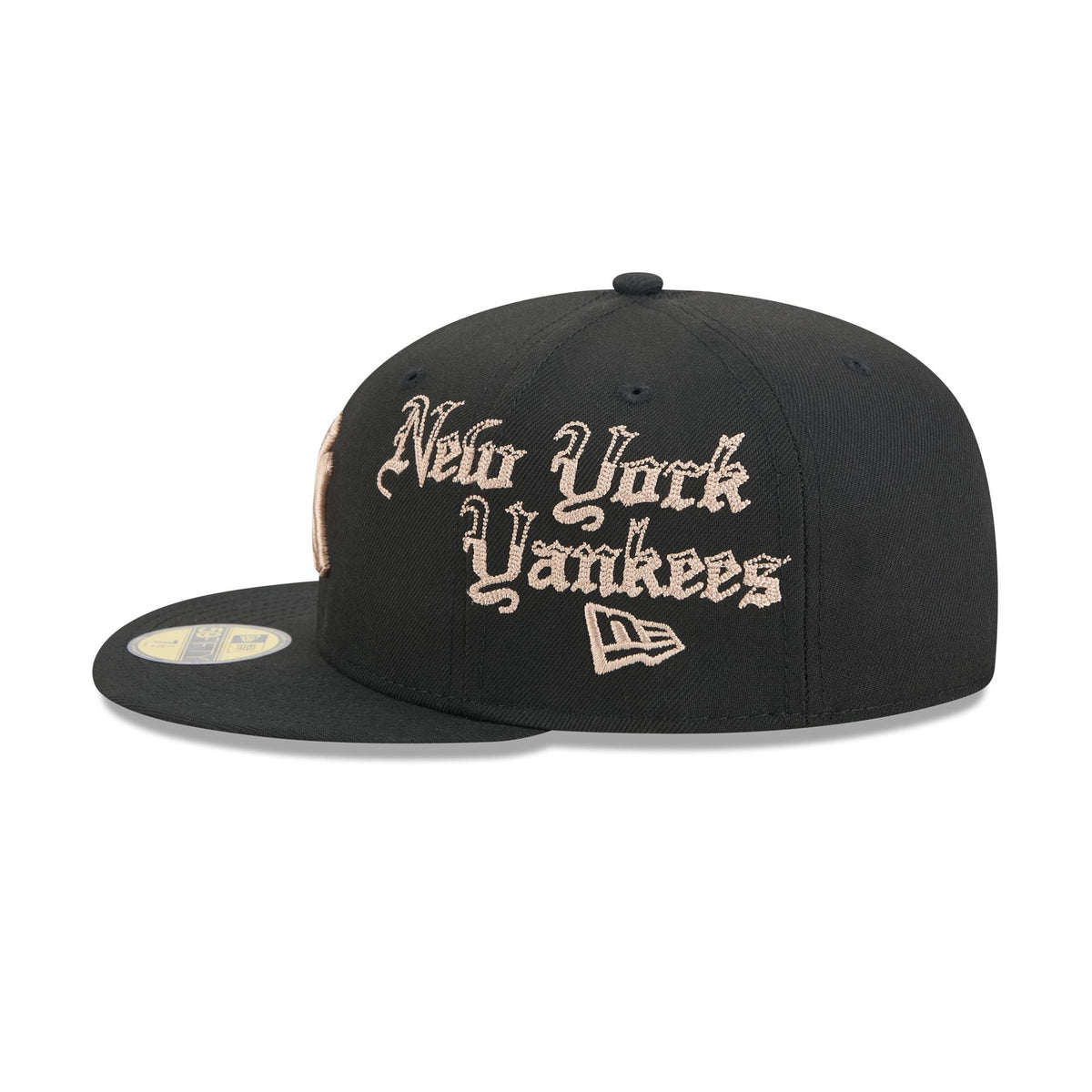 New York Yankees Gothic Lettering 59FIFTY Fitted Hat