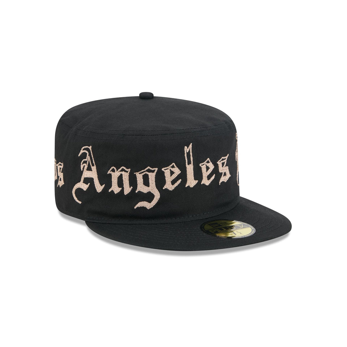 Los Angeles Dodgers Gothic Lettering Pillbox Hat