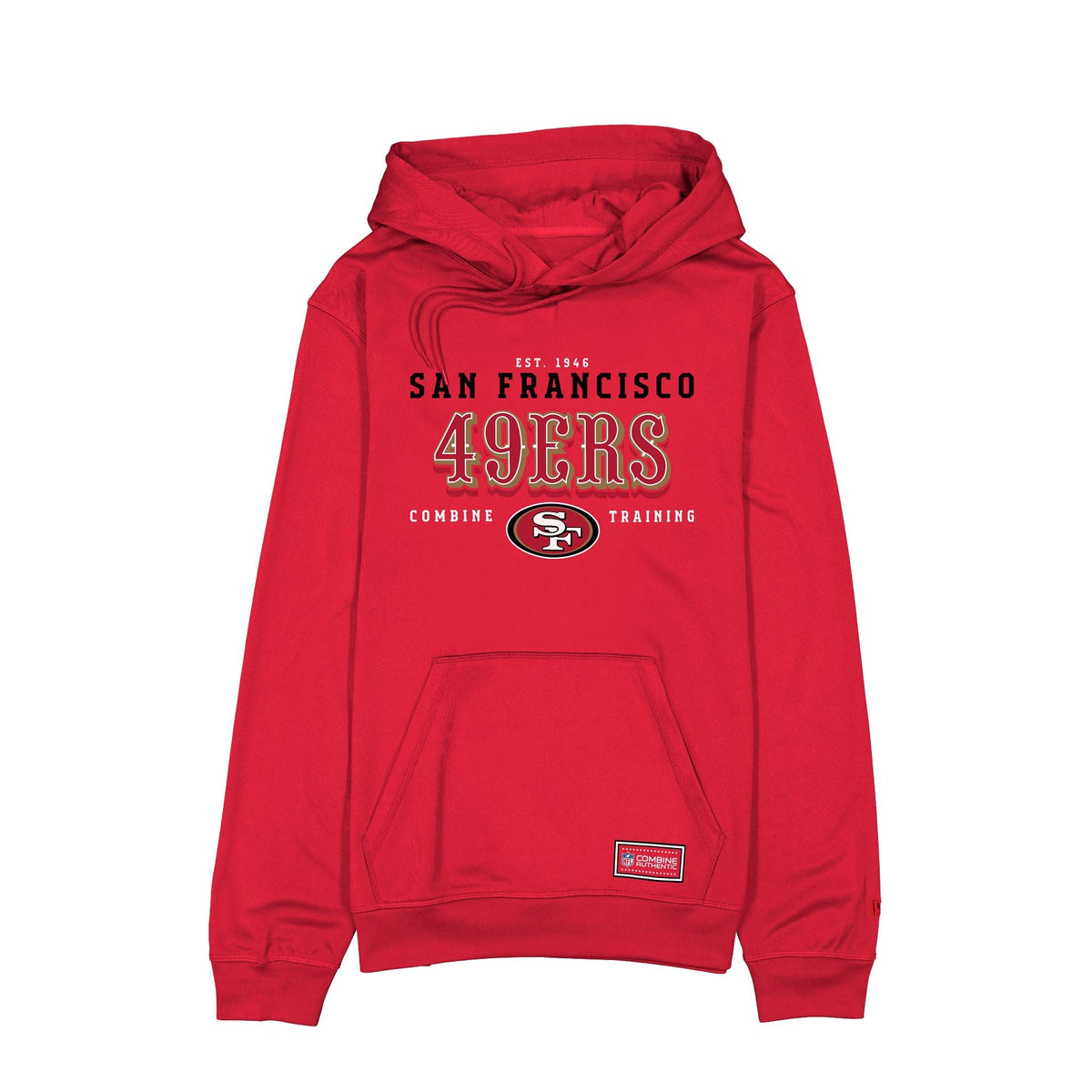 San Francisco 49ers Bold Logo Combine Hoodie