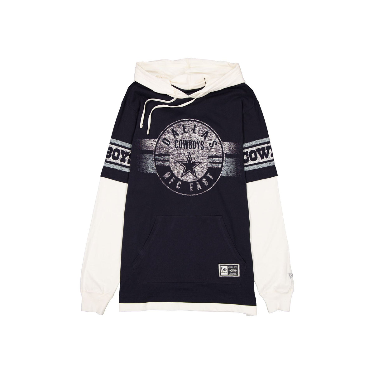 Dallas Cowboys Throwback Chrome Twofer Hoodie