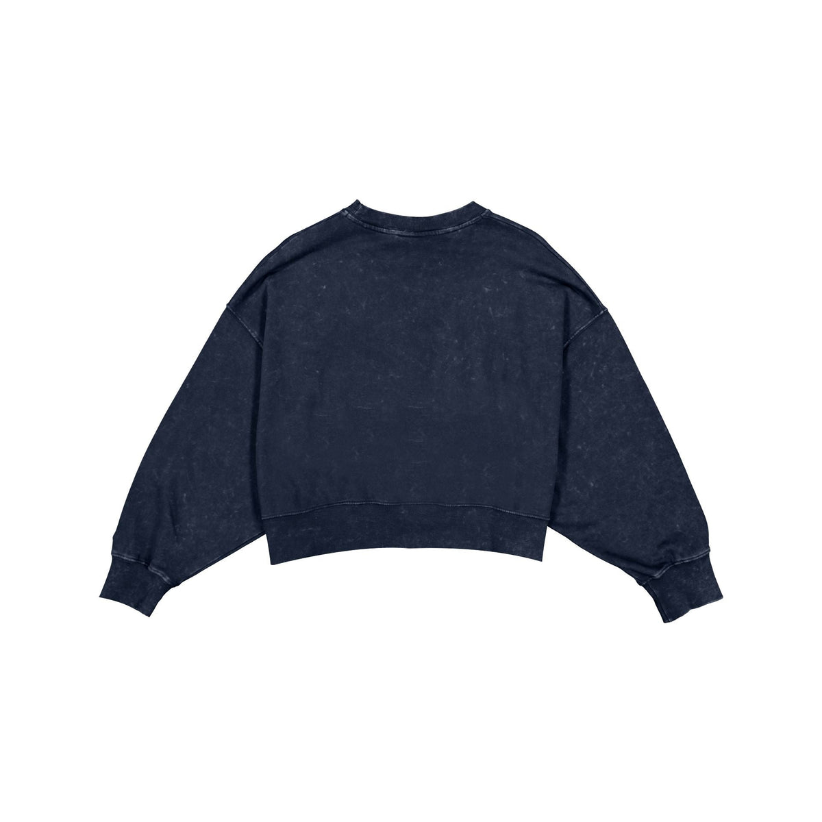 Atlanta Braves Women's Throwback Cropped Washed Crewneck