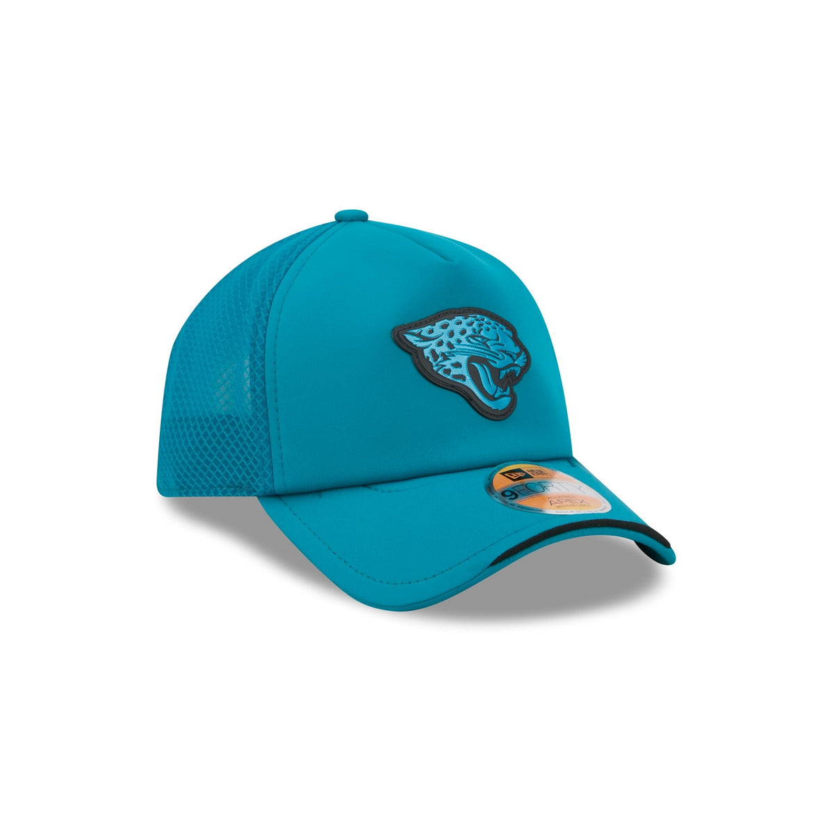 Jacksonville Jaguars 2026 Sideline 9FORTY APEX Trucker Hat