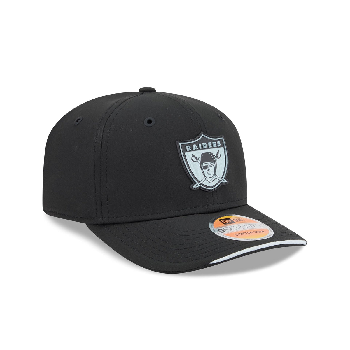 Las Vegas Raiders 2026 Sideline Historic 9SEVENTY Stretch-Snap Hat