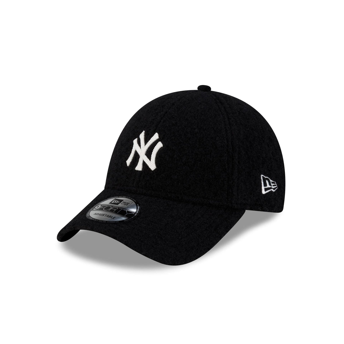 New York Yankees Black Winter Borg 9FORTY Snapback Hat