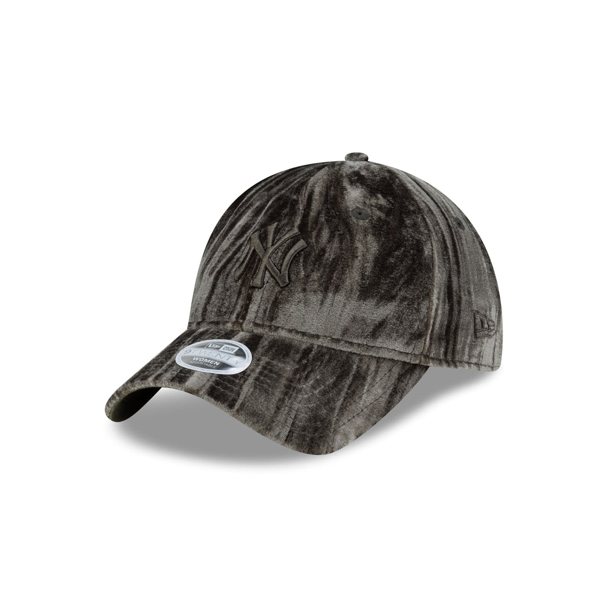 New York Yankees New Olive Velour Women's 9TWENTY Adjustable Hat