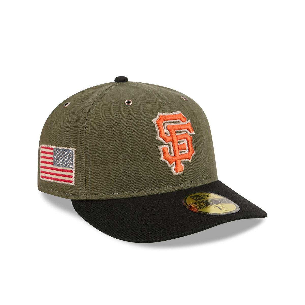 San Francisco Giants Three Looms American Herringbone 59FIFTY Fitted Hat