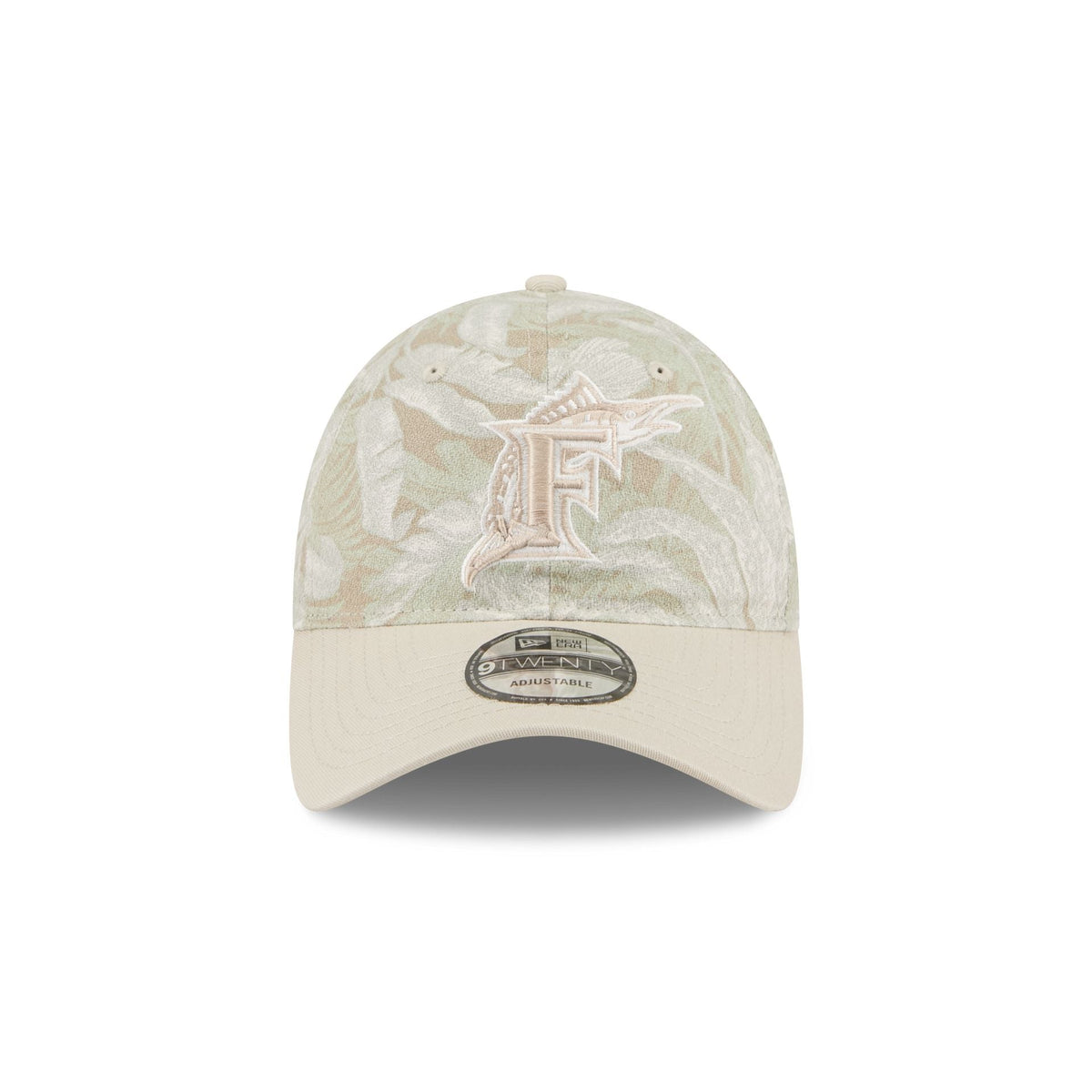 Miami Marlins Three Looms Leafy Palm 9TWENTY Adjustable Hat
